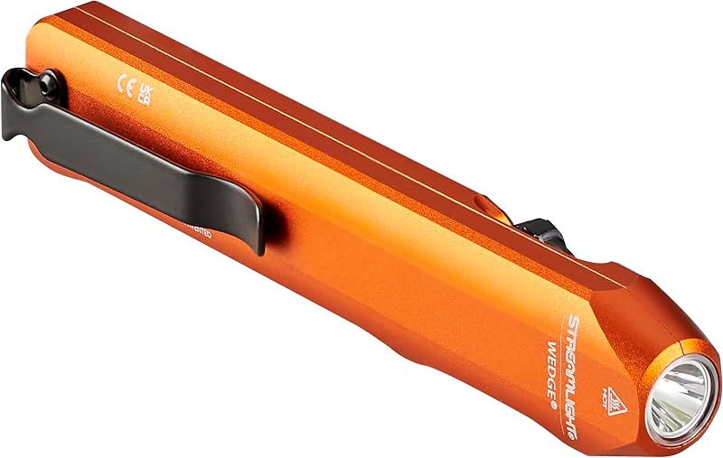 Linterna plana USB-C 1000lum naranja