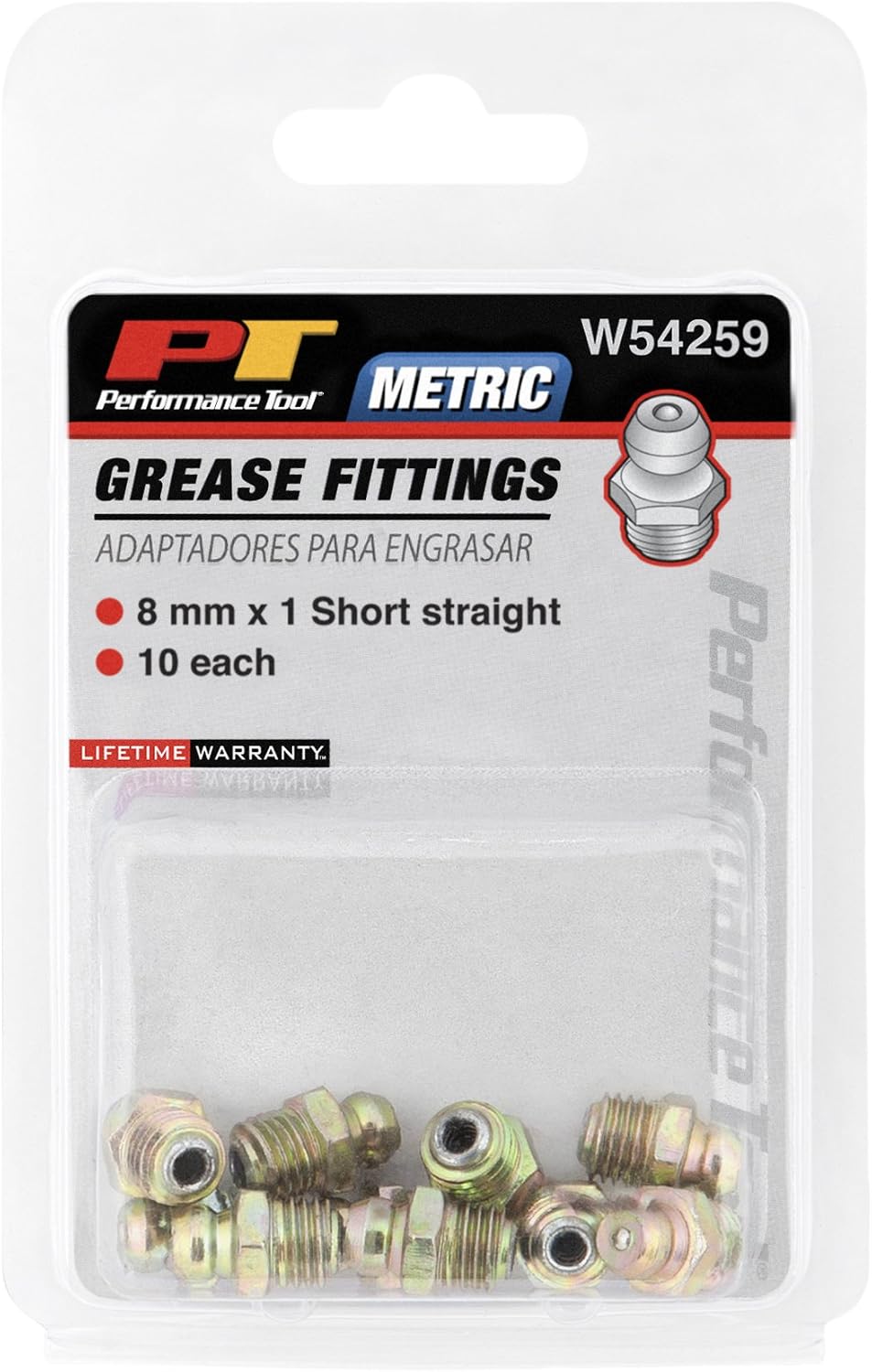 Engrasadores Recto Metric Pack 10