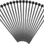 20 Mazos Plástico Glockenspiel 10.6pulg Xilófono Negro