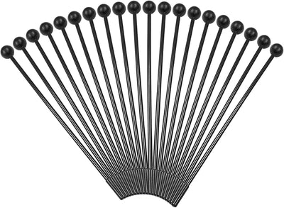 20 Mazos Plástico Glockenspiel 10.6pulg Xilófono Negro