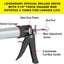 Pistola calafateo manual profesional 30oz