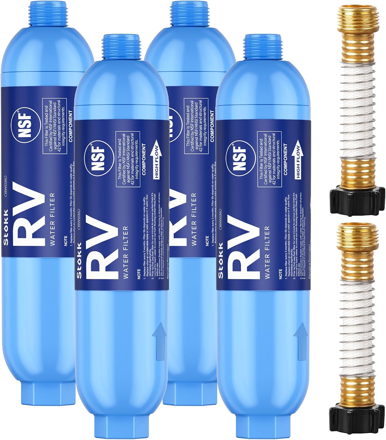 Filtro agua autocaravana NSF reduce cloro sabor