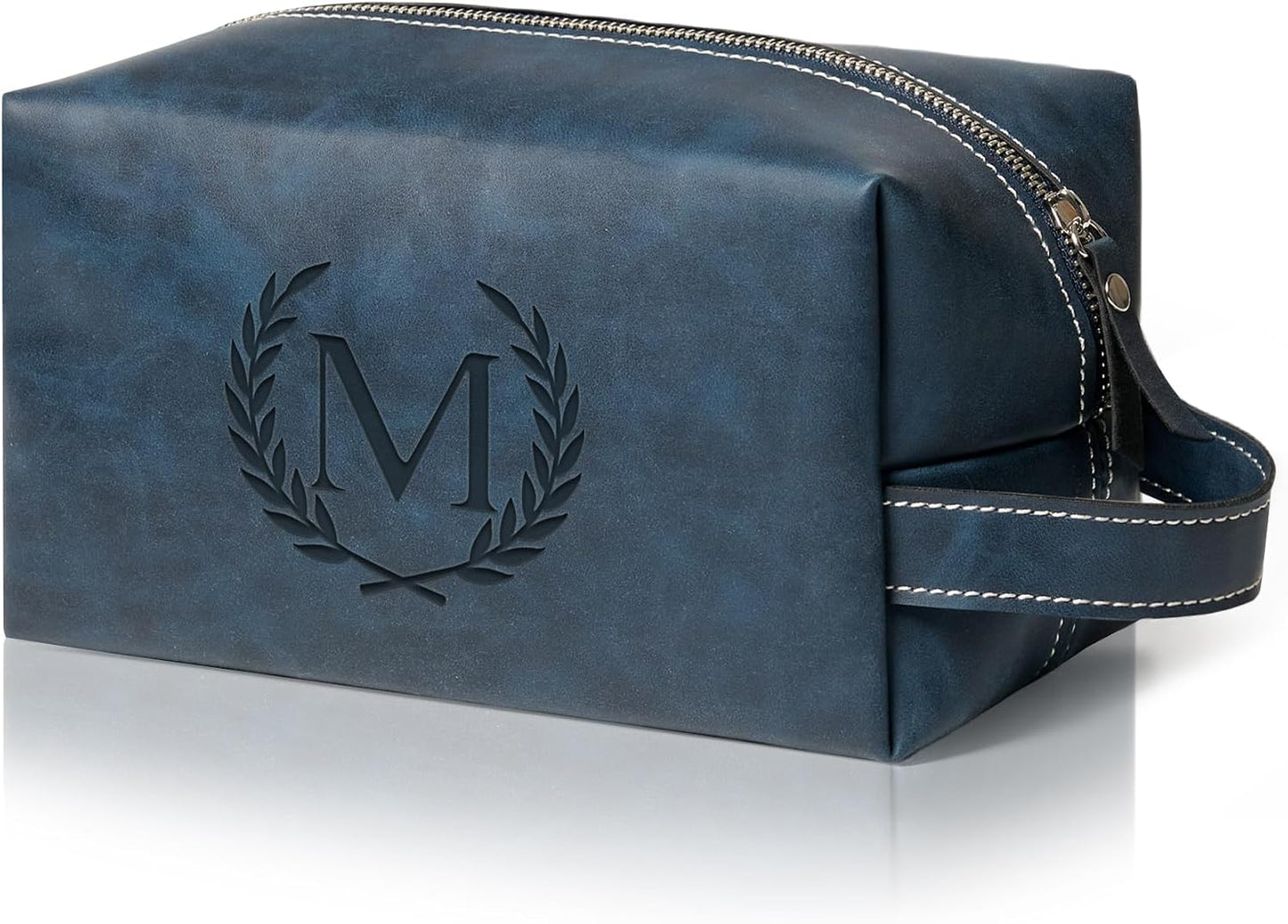 Neceser viaje hombre piel sintética impermeable bolsa afeitar