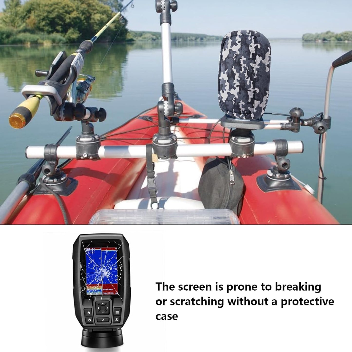 Funda neopreno Striker 4 protege pantalla y dispositivo azul