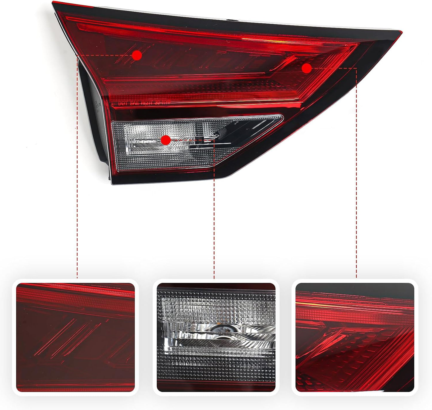 Luz trasera LED izquierda para Nissan Rogue 21-24