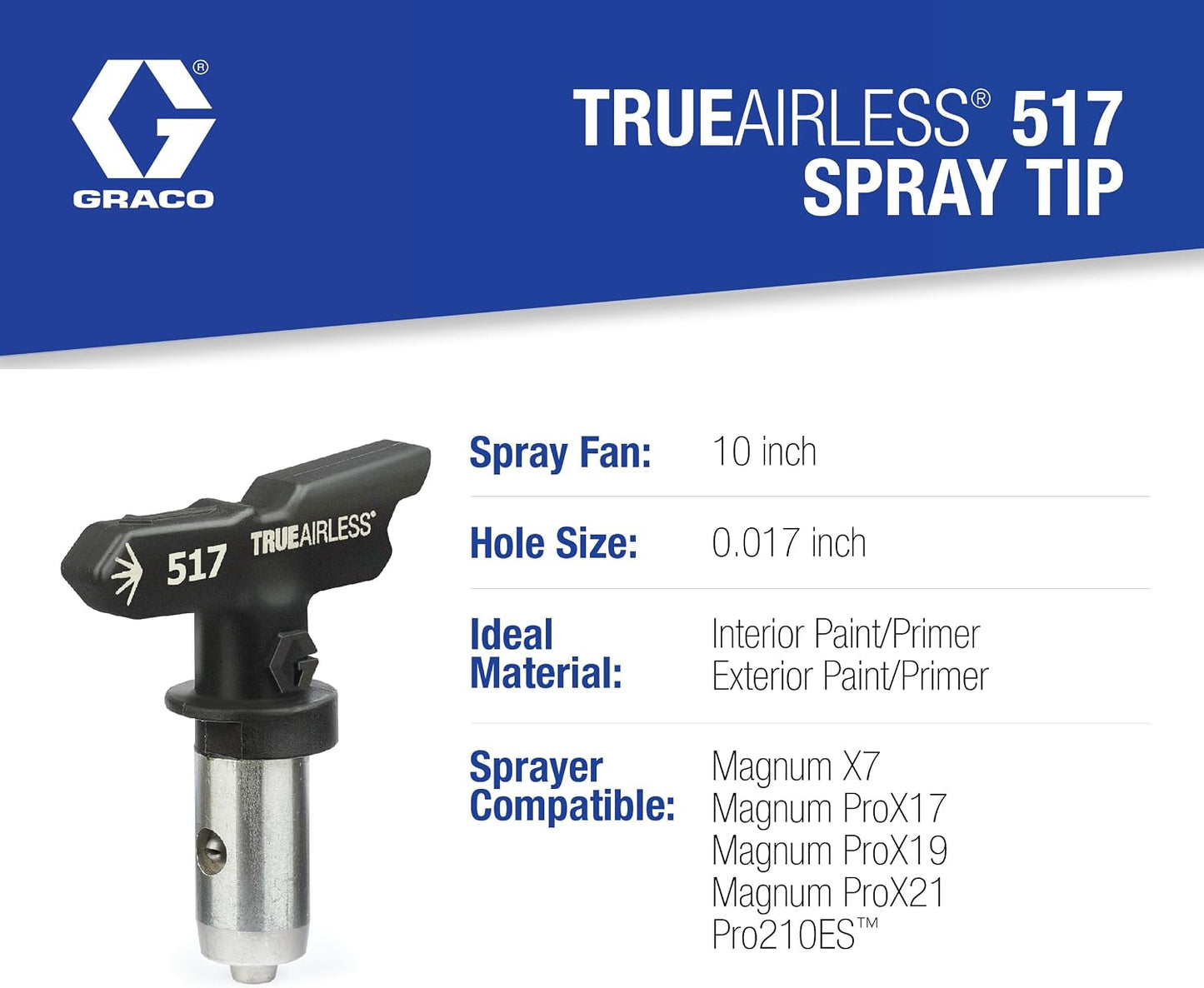 Punta pulverización Graco TRU517 TrueAirless
