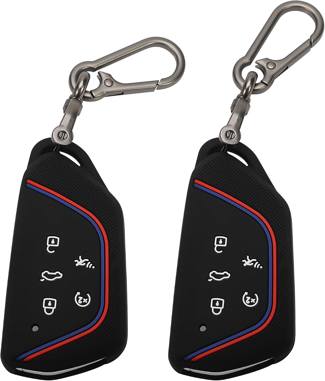 2 Fundas llavero VW de silicona 5 botones comp