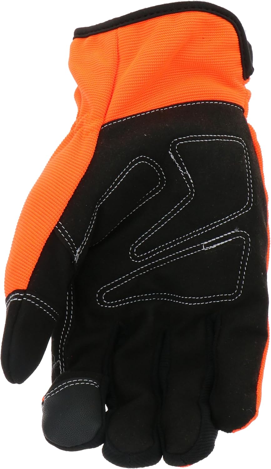 Guantes trabajo naranja alta visibilidad forro Thinsulate 3M