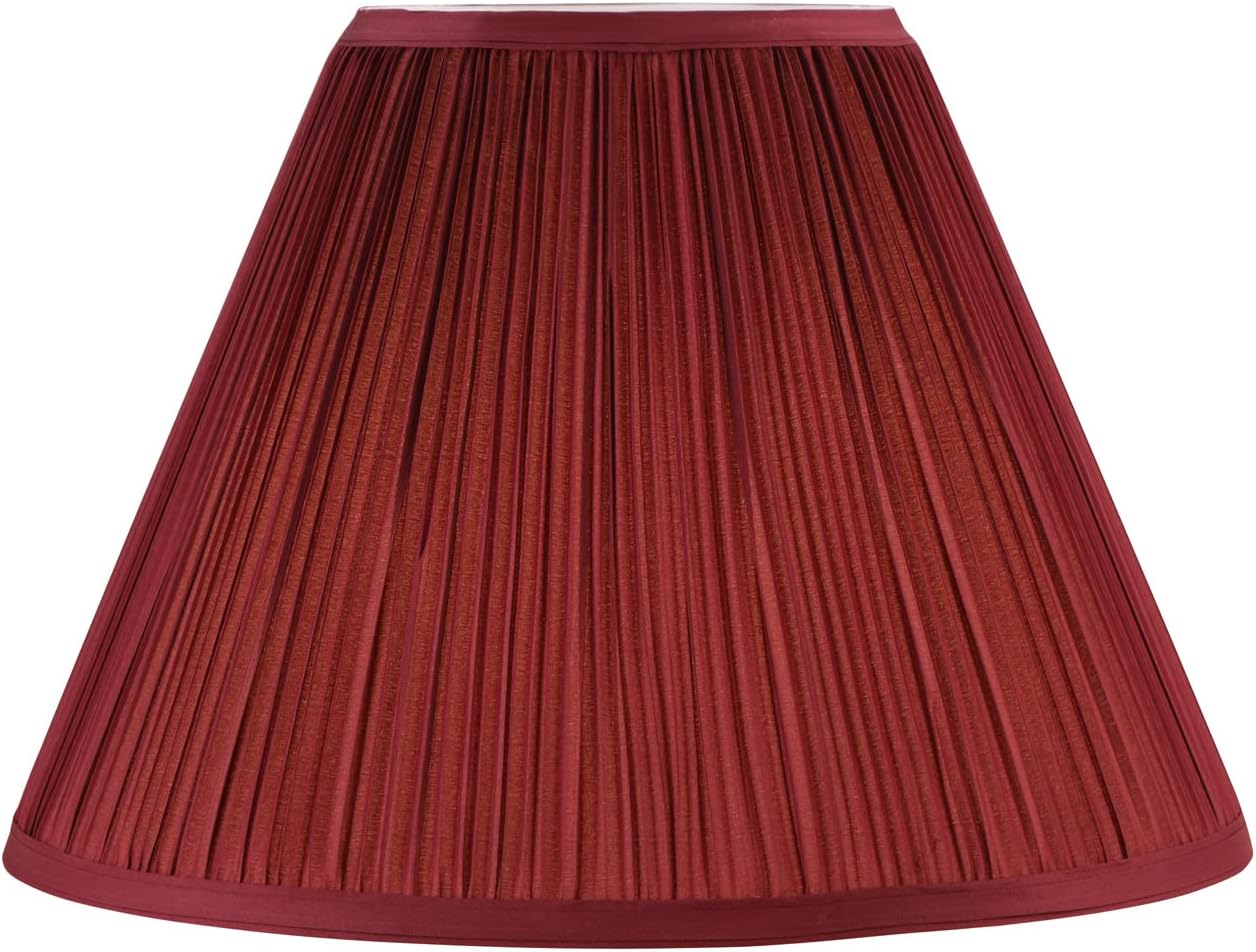 Pantalla lámpara estilo araña forma hongo color rojo