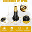 Vástago válvula TPMS con sensor 100uds y 2 herramientas