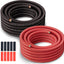 Cable automotriz 35pies rojo/negro batería y audio