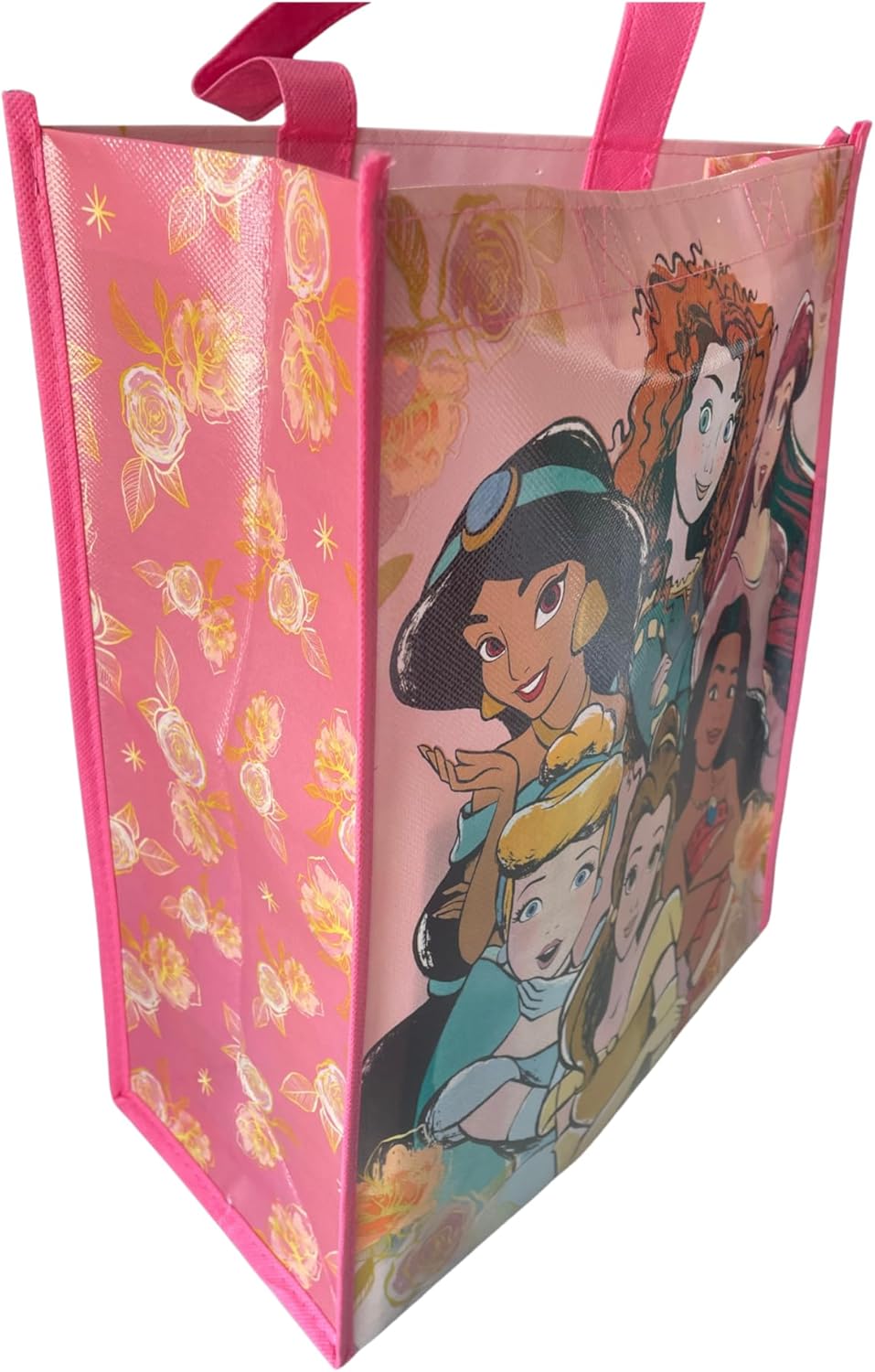 Bolsa grande reutilizable de regalo de Navidad con personajes de Disney