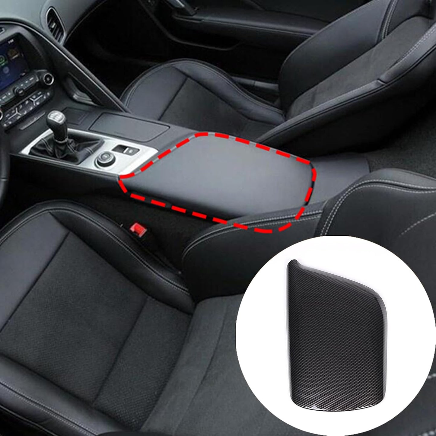 Funda tapa consola Chevy Corvette C7 14-19 protege