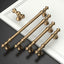 10 Tiradores Bronce Champán 6.3" para Gabinete Cocina