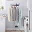 Estante secado ropa plegable 59" 3 brazos acero inox