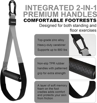Kit entrenamiento resistencia con correas y bolsa