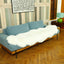 Alfombra piel oveja Nueva Zelanda suave lana dormitorio sala