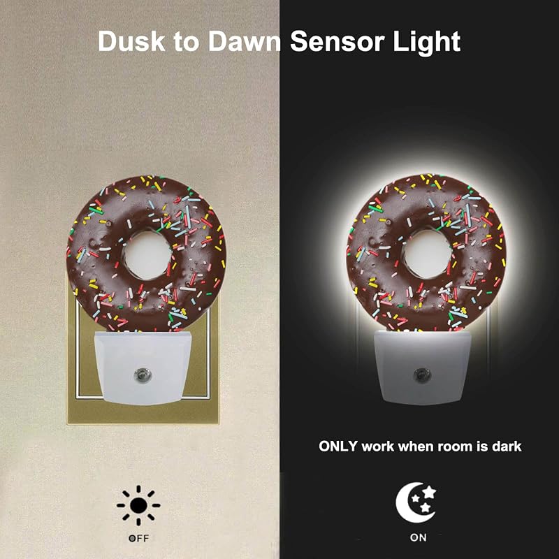Luz nocturna dona LED para niños escalera pasillo dormitorio