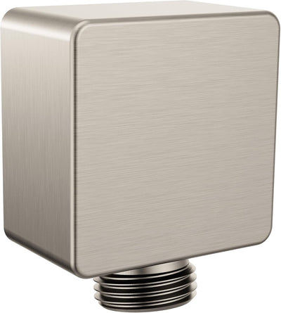 Conector ducha cuadrado Drop Ell níquel cepillado