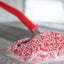 Cepillo extensible para coches con cubierta microfibra rojo
