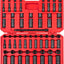 Set llaves impacto 6 puntos 3/8 pulg 72 pzas