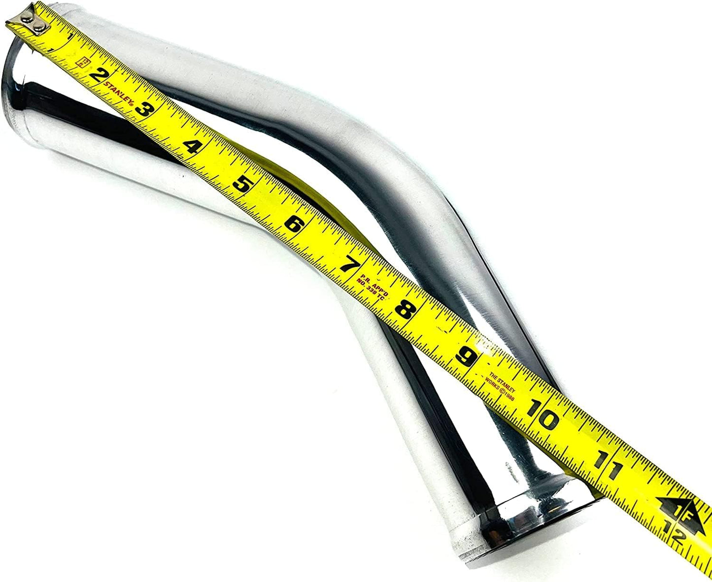 Tubo aluminio universal 2.5" 45 grados para Turbo