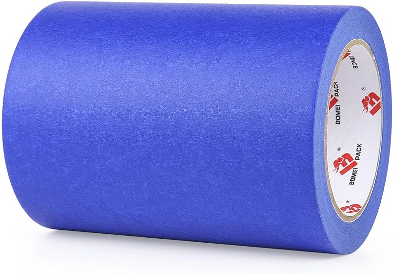 Cinta adhesiva azul ancha 6pulg x40yardas para corte láser
