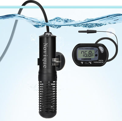 Calentador acuario 25W para peces Betta con termómetro