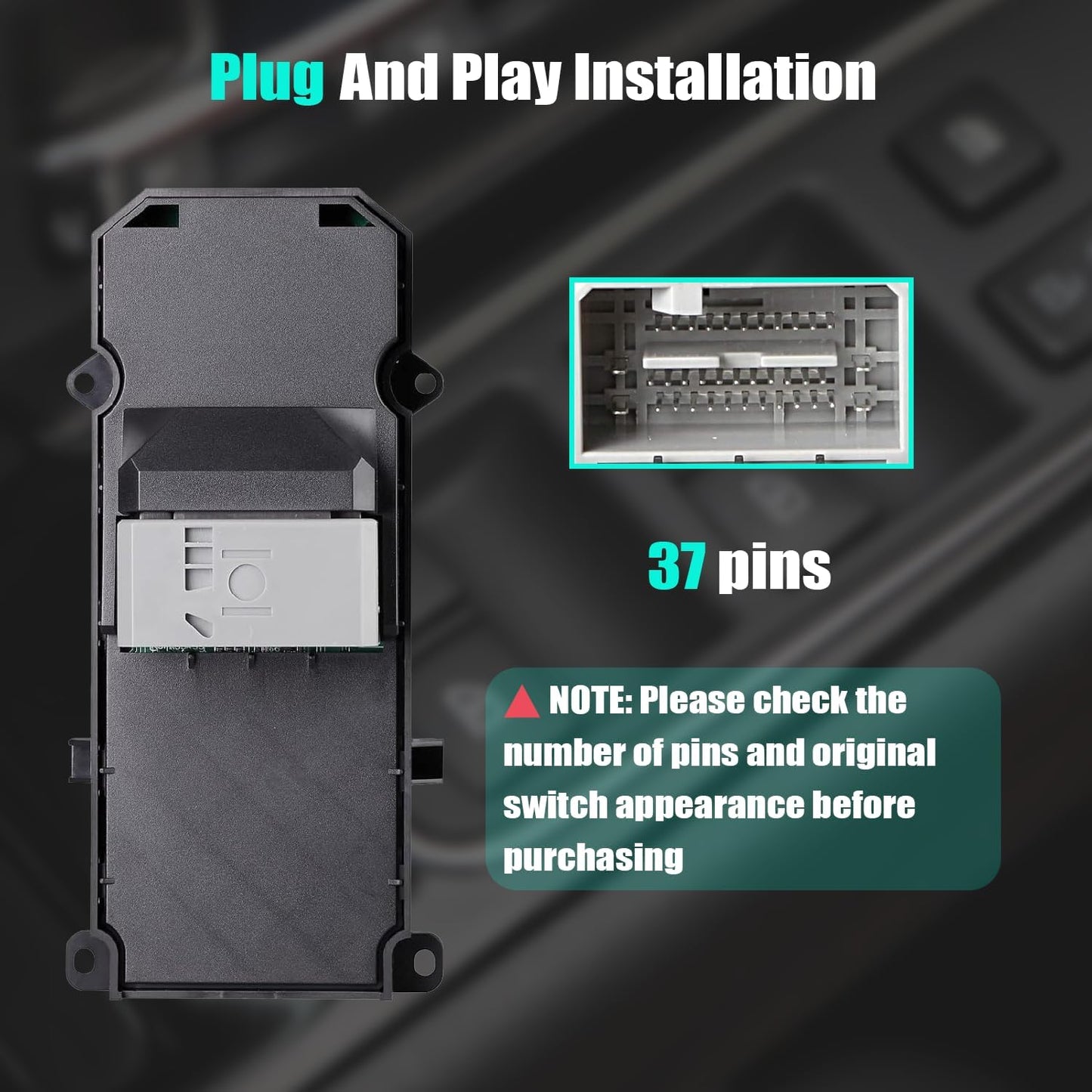 Interruptor control ventana Honda Accord 2012 35750-TB0-H01