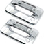 2 Fundas Cromadas Manijas Puerta Ford F Sin Teclado