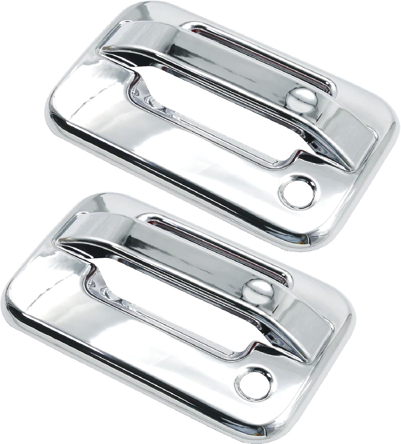 2 Fundas Cromadas Manijas Puerta Ford F Sin Teclado