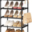 Zapatero alto 10 niveles metal negro 20-24 pares