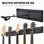 Estante pared para guitarra múltiple con 5 ganchos ajustables