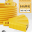 Cable extensión exterior 10ft 3 salidas 15a amarillo