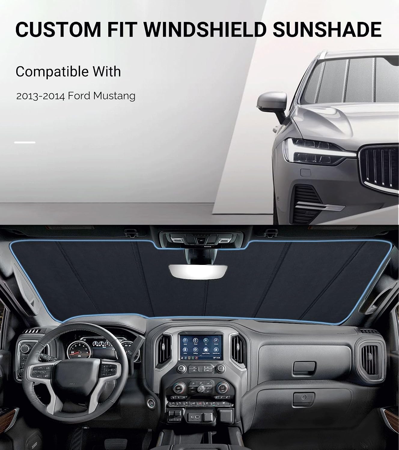 Parasol parabrisas Ford Mustang 13-14