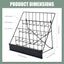 Estante 4 niveles para biblioteca 16x17.95x17.24"