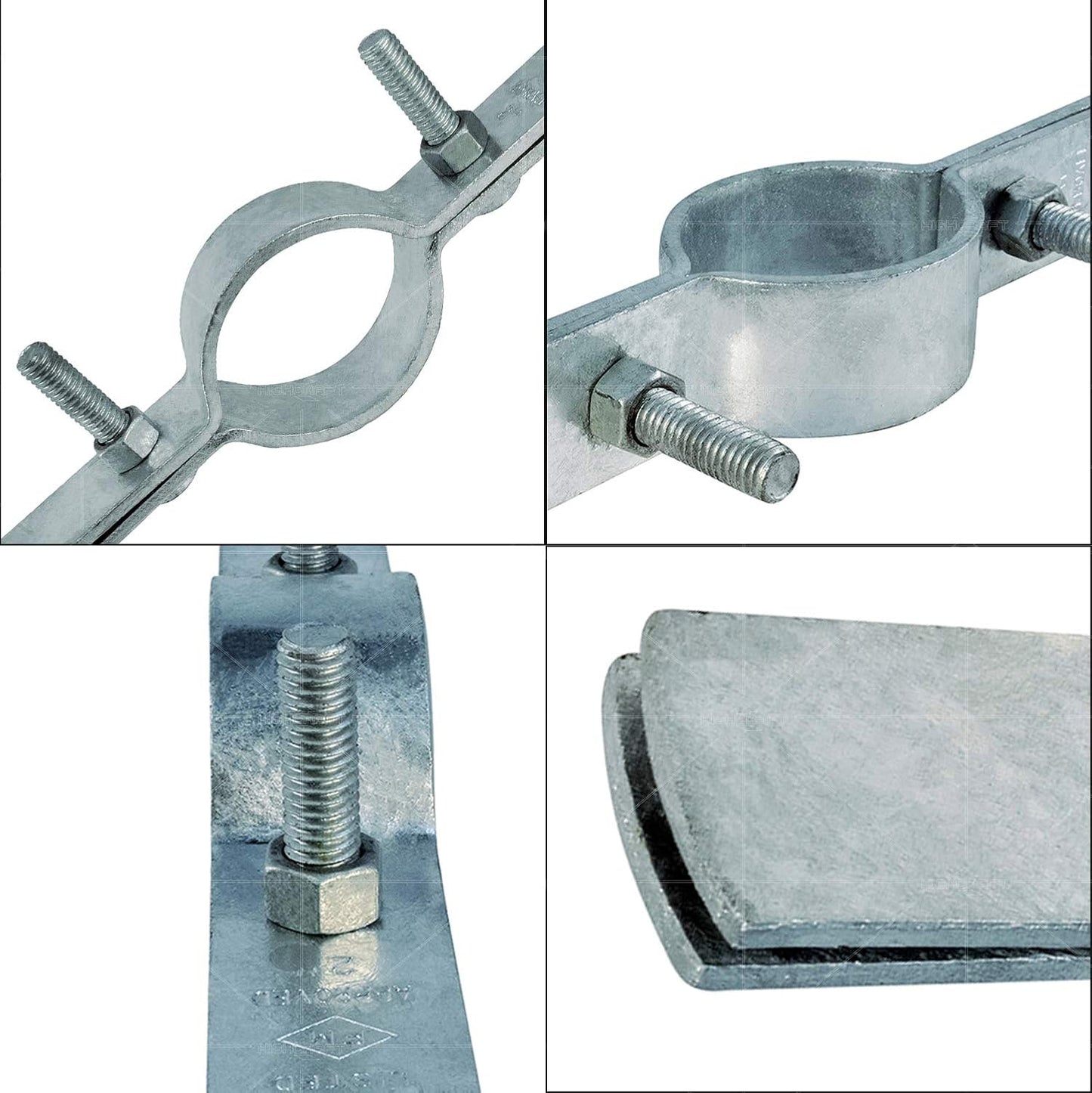 Abrazadera vertical para tubería 1pulg pack 10