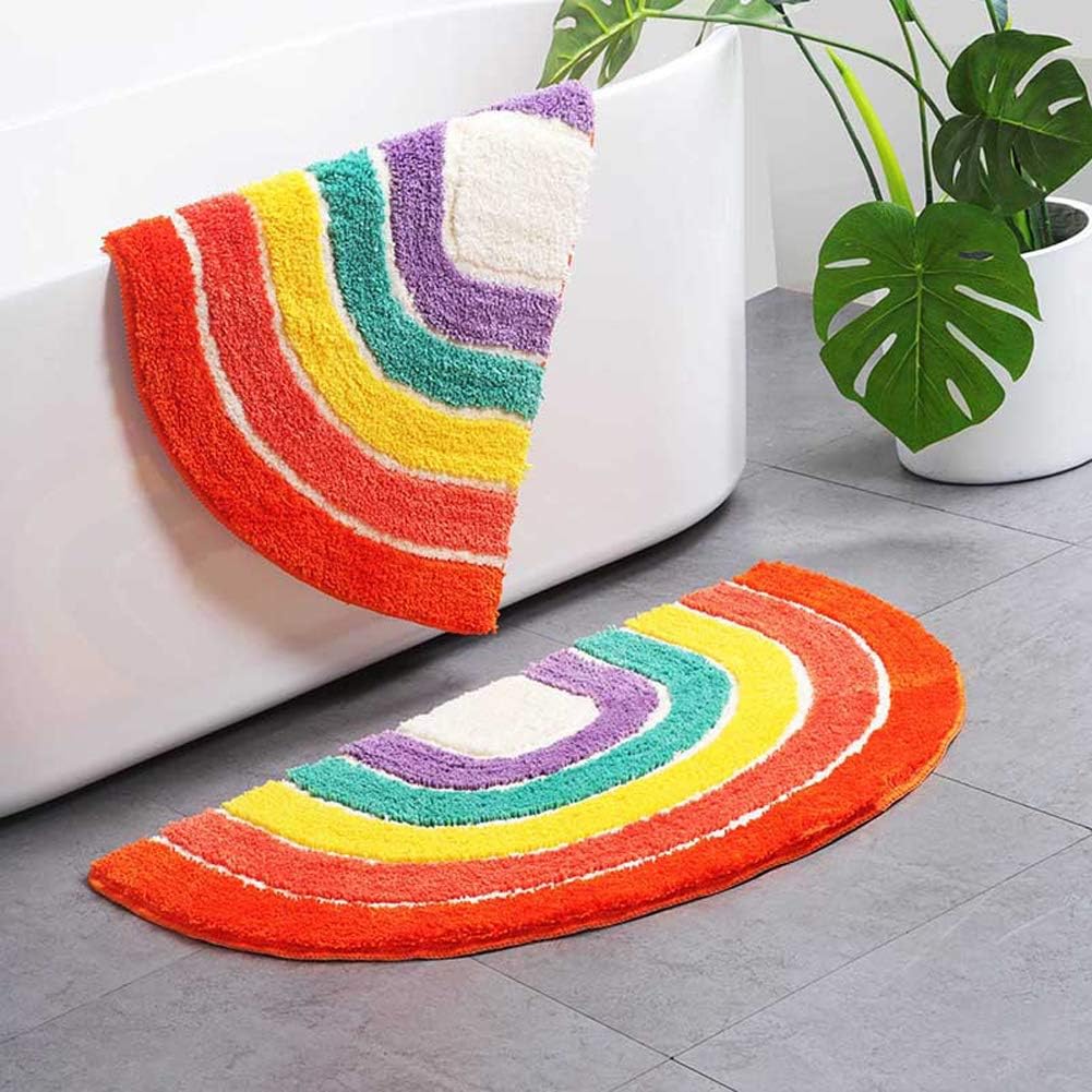 Alfombra arcoíris para puerta baño dormitorio sala juegos
