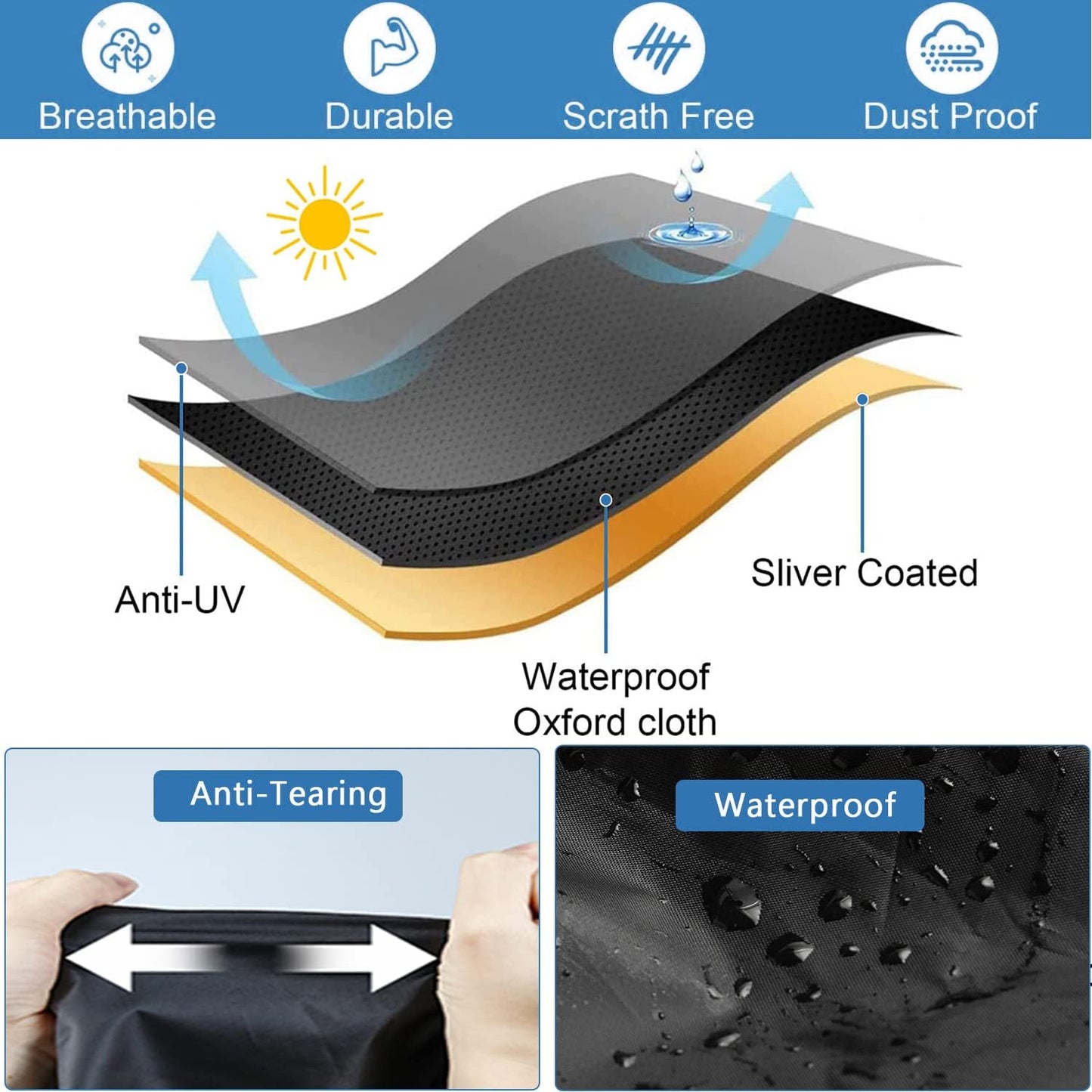 Cubierta treadmill impermeable con cordón