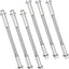 Pack 6 Pines Bisagra Puerta Aluminio 12 Tapas Bujes 6 Resortes