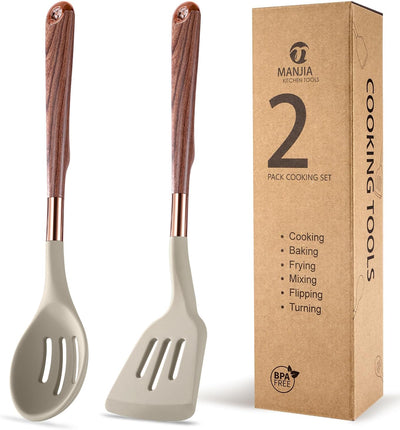 Juego espátulas silicona antiadherente cuchara cocina
