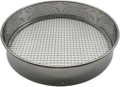 Juego tamiz suelo 3 mallas acero inox para roca arena