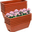 12 Pzas Cajas Jardineras 17pulg con Drenaje