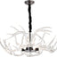 Candelabro techo cornamenta acrílica luz colgante 9 luces