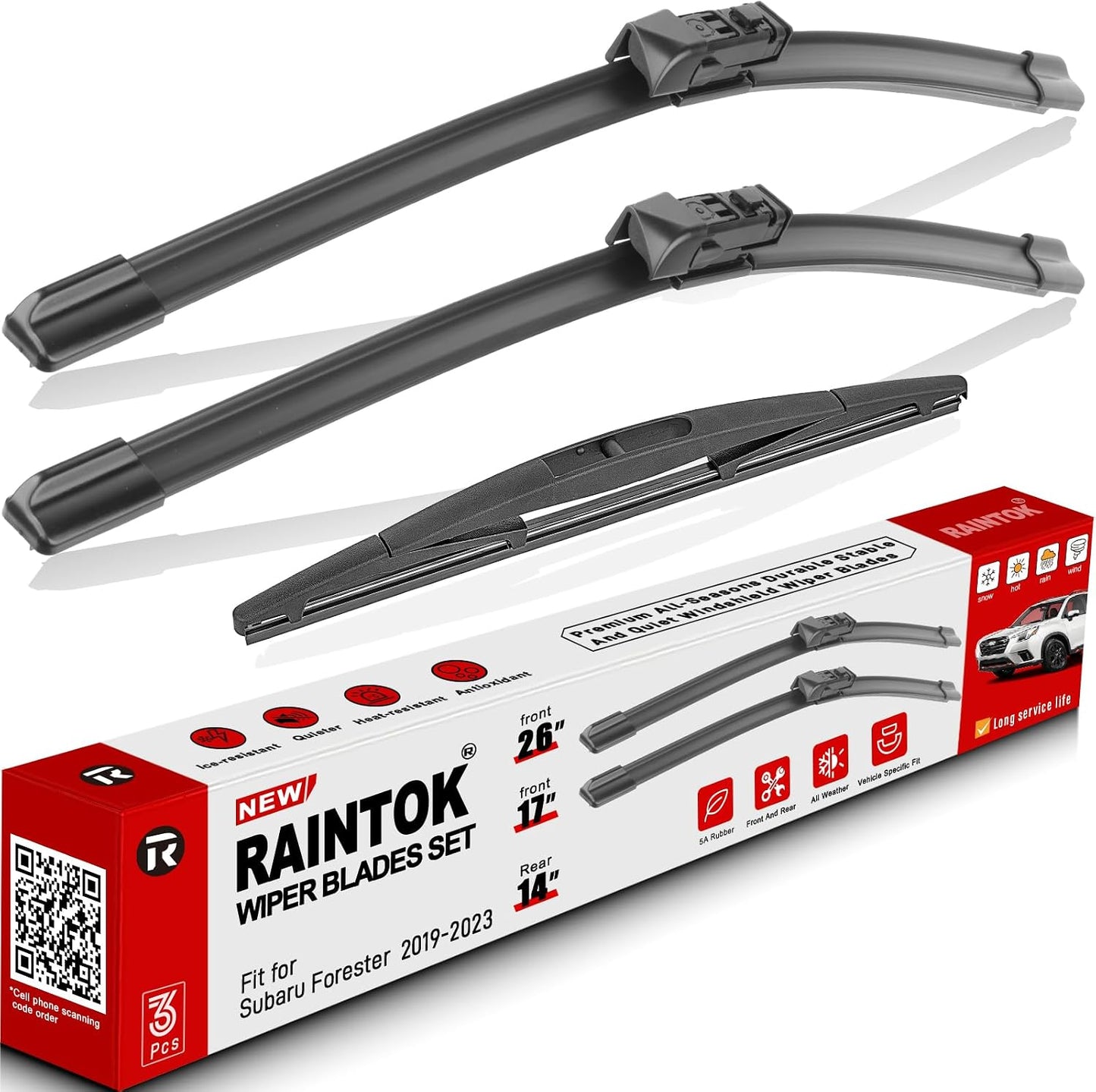 Set limpiaparabrisas Subaru Forester 26" 17" 14"