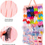 Soporte lazo para niñas 4 capas fieltro rosa-B