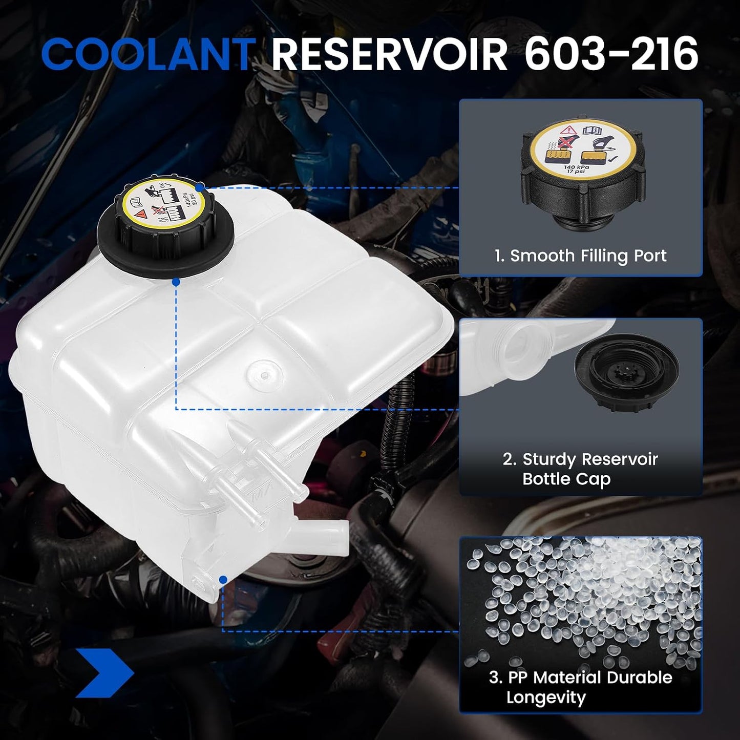 Depósito refrigerante comp Focus 2.3L L4