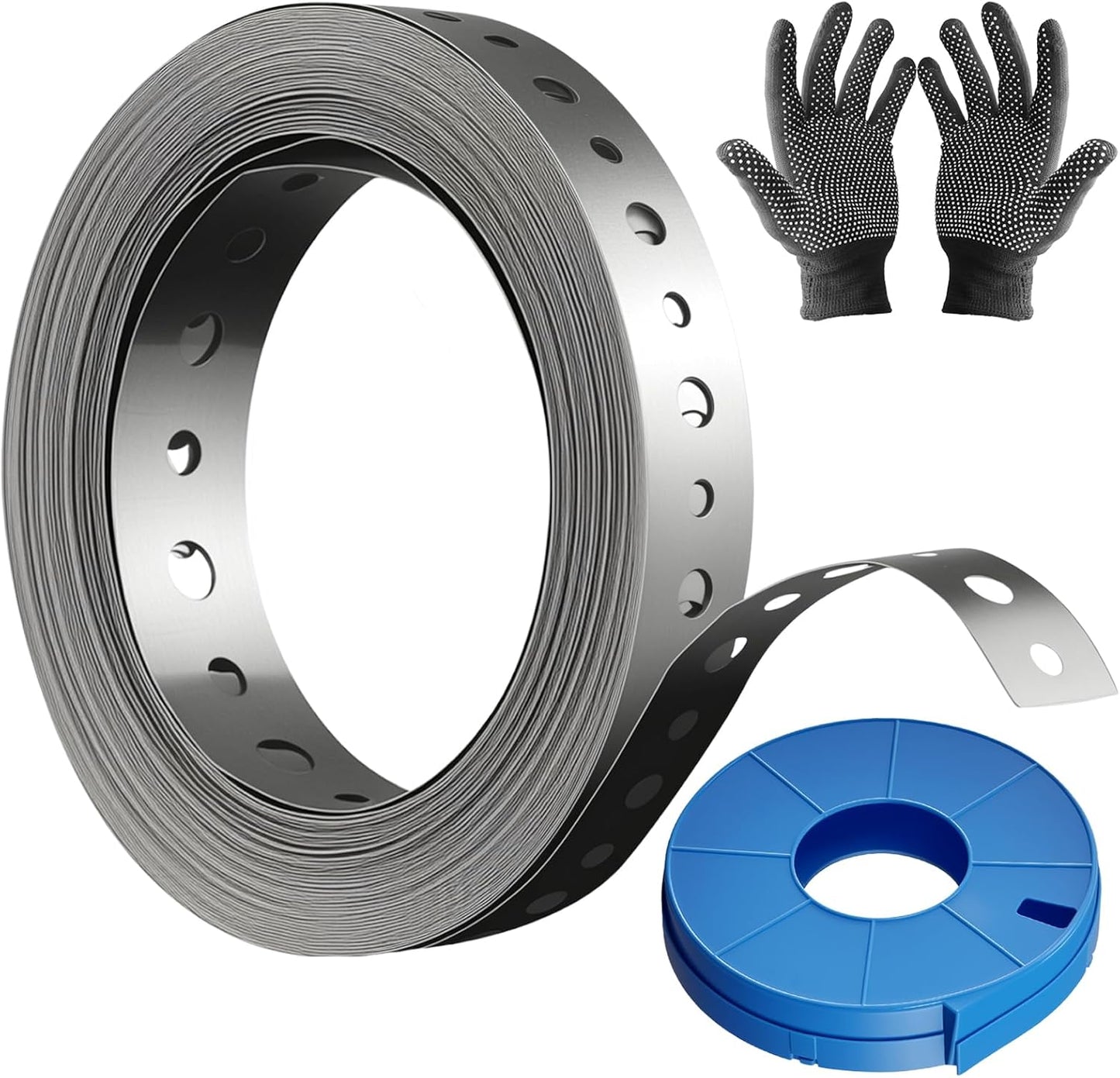 Correa tubo metal galvanizado 3/4pulg 32.8ft con estuche