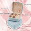 Caja joyas portátil piel sintética para mujer