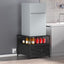 Mini mesa refrigerador 180lb con cajón estante